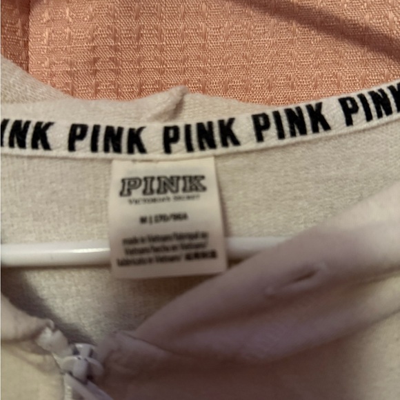 PINK Victoria's Secret Cream Hoodie - Picture 2 of 5